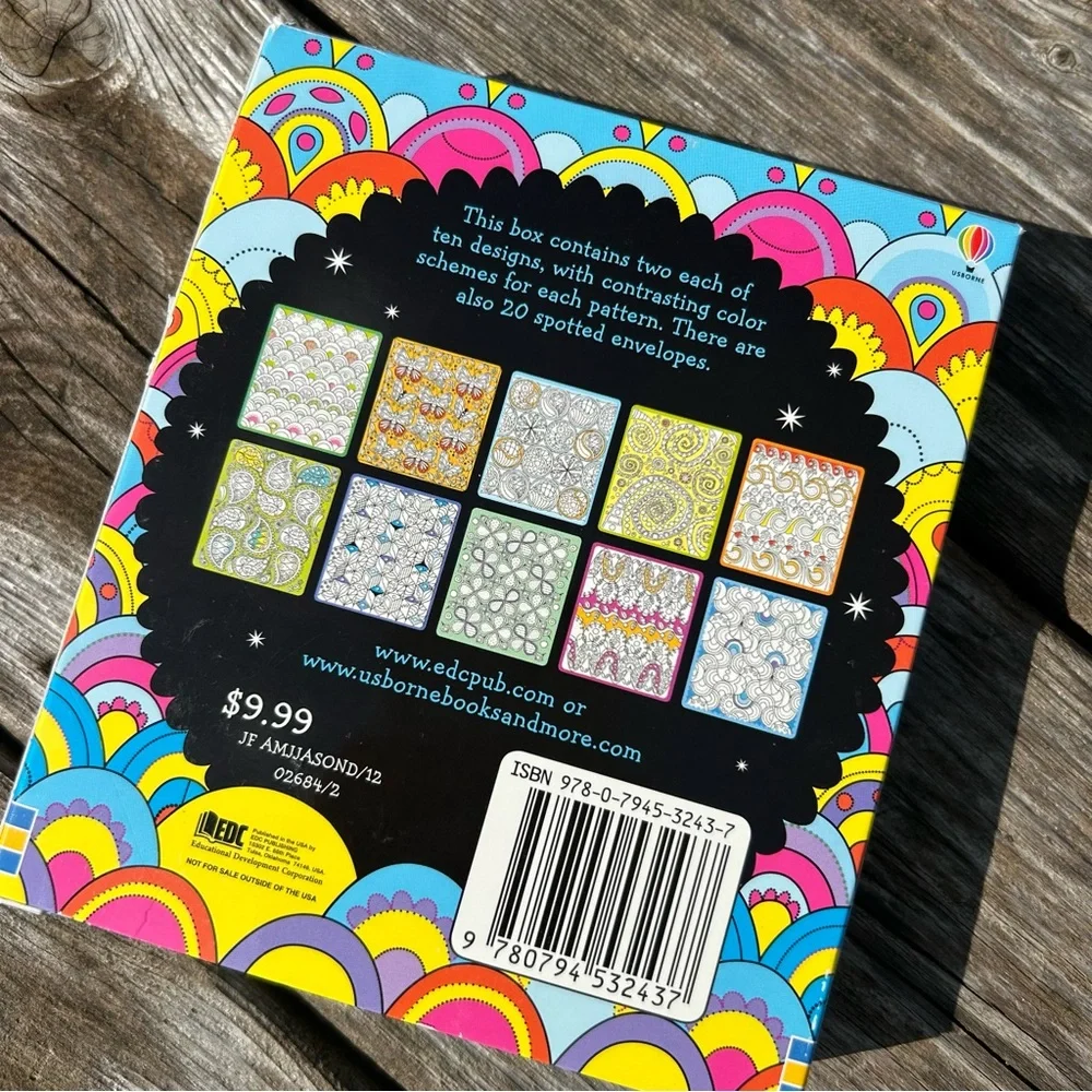 usborne notecards color